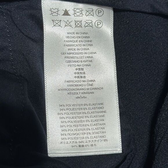 Michael Kors Cady Blue Tuxedo Stripe Ankle Pants Classy Sz 6 NWT - Picture 12 of 12